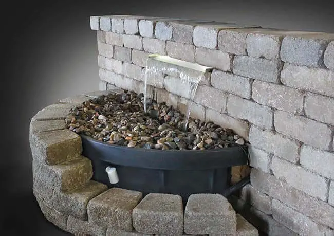 23.5" Vianti Falls Waterfall Kit Without Lights - Elegant Stainless Steel Spillway System 1