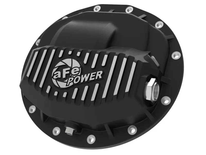 Afe Power Pro Series Front Differential Cover Black W/ Machined Fins 2013-2023 Ram 2500/3500 L6-6.7L 1