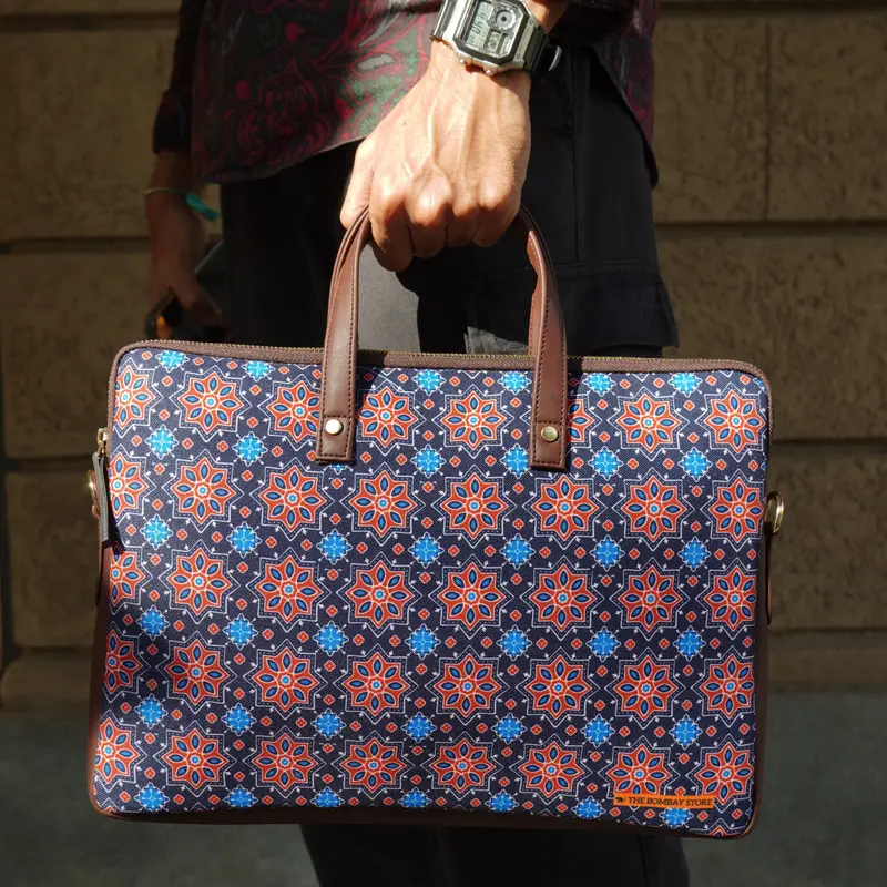 Ajrakh Sitara Laptop Case 1