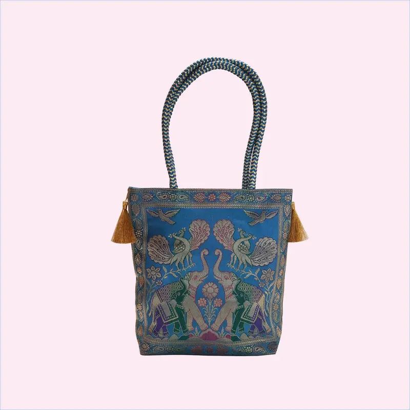 Art Silk Shoulder Bag (Assorted Design) 1