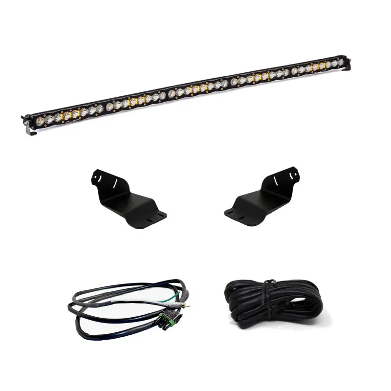 Baja Designs 2021+ Ford Bronco Roof Light Bar Kit 50 S8 W/Upfitter 1