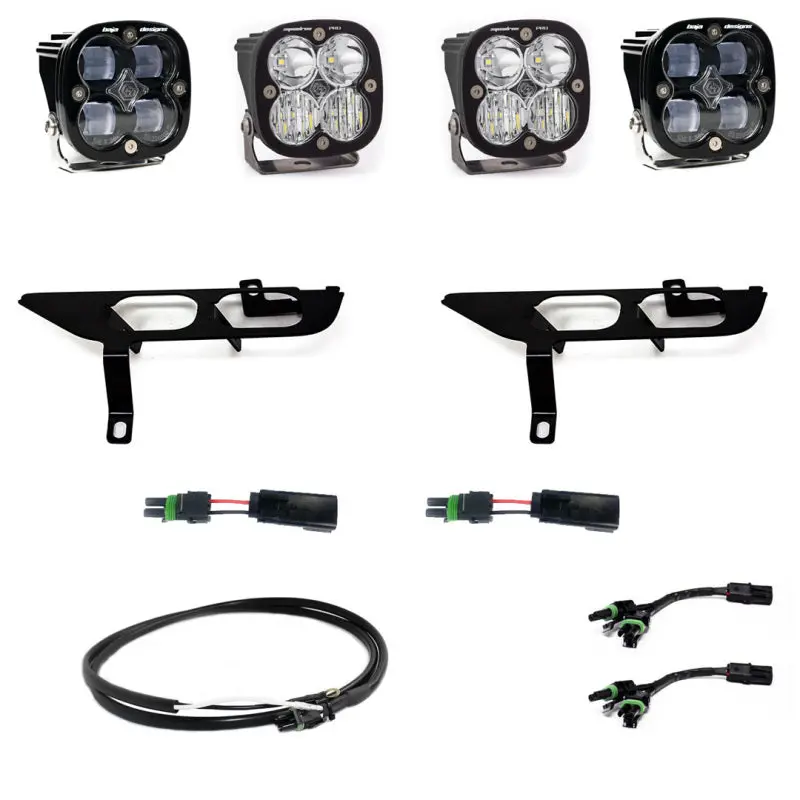 Baja Designs 2021+ Ford F-150 Pro Series Fog Pocket Kit - Clear 1