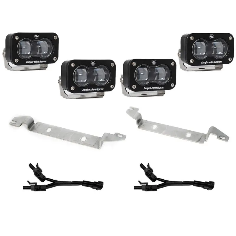 Baja Designs 2022+ Toyota Tundra S2 Sae Oem Fog Light Replacement Kit - Clear 1