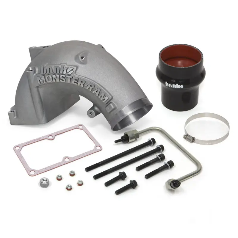 Banks Power 07.5-17 Ram 2500/3500 6.7L Diesel Monster-Ram Intake System W/ Fuel Line 4In Natural 1