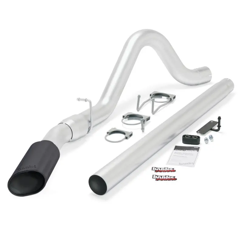 Banks Power 08-10 Ford 6.4 Ecsb/Ccsb (Swb) Monster Exhaust System - Ss Single Exhaust W/ Black Tip 1