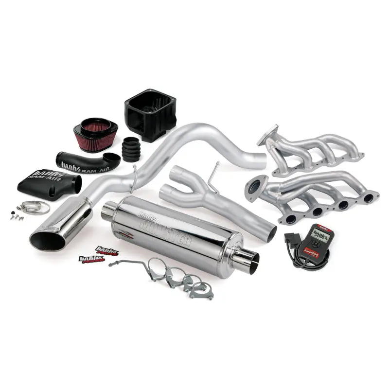 Banks Power 10 Chevy 5.3L Ecsb Ffv Powerpack System - Ss Single Side-Exit Exhaust W/ Chrome Tip 1