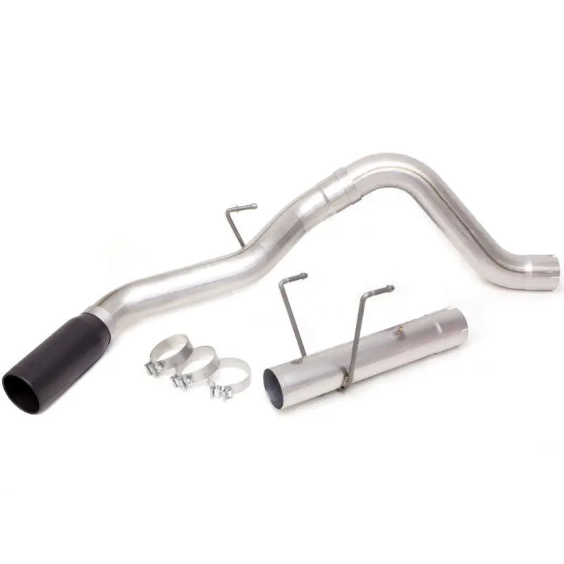 Banks Power 13-18 Dodge Ram Monster Exhaust 4.0In. Single 6.7L Cclb W/ Sidekick S/S Black Tip 1