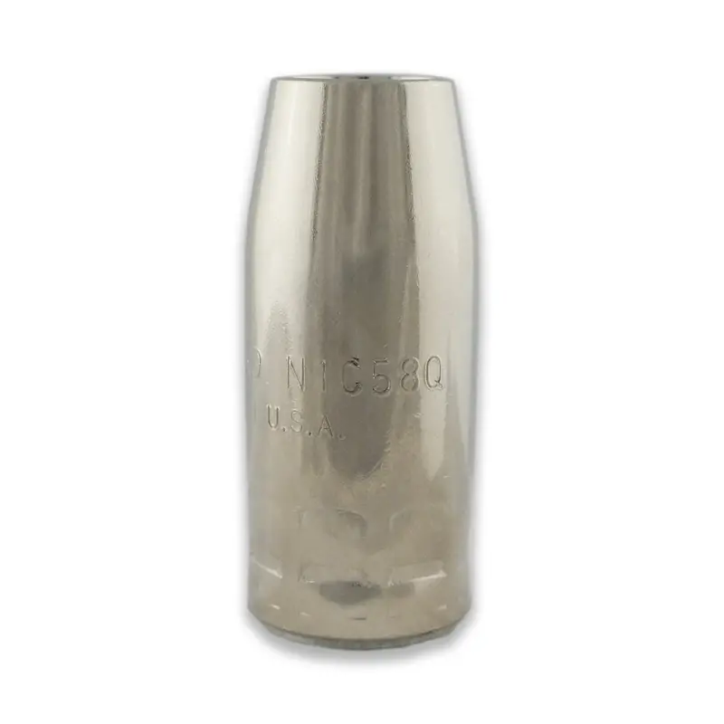 Bernard Quik Tip Thread-On Nozzle, 5/8" Bore, Plated Copper, 10/Pk - N1c58q 1