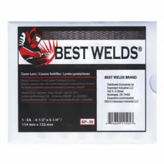 Best Welds 4-1/2" X 5-1/4" 70% Cr-39 Cover Lens-10Pk - 901-Sp-35 1