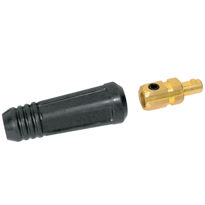 Best Welds Dinse Style Cable Plug And Socket, Male, Ball Point Connection 1/0 Cap 2/Pk - 900-Sk-50 1