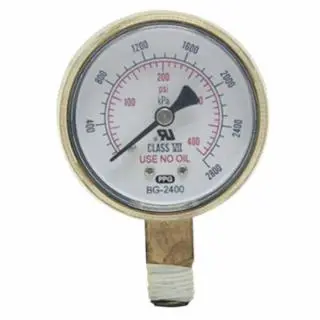 Best Welds Replacement Gauge - 2" X 400Psi - B2400 1