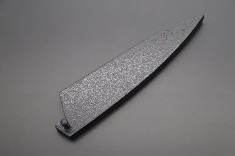 Black Lacquered Wooden Saya For Misono Ux10 No.731 Petty 120Mm (Ux10 Dimples No.771 Petty 120Mm) 1