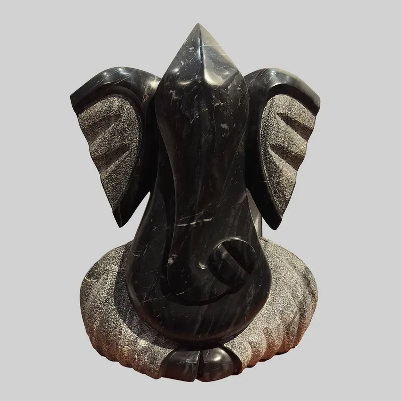 Black Marble Modern Ganesha 21 In 1