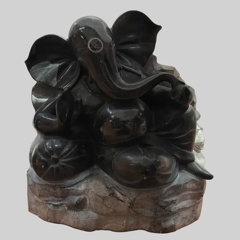 Black Marble Relaxing Ganesha 20 In 1