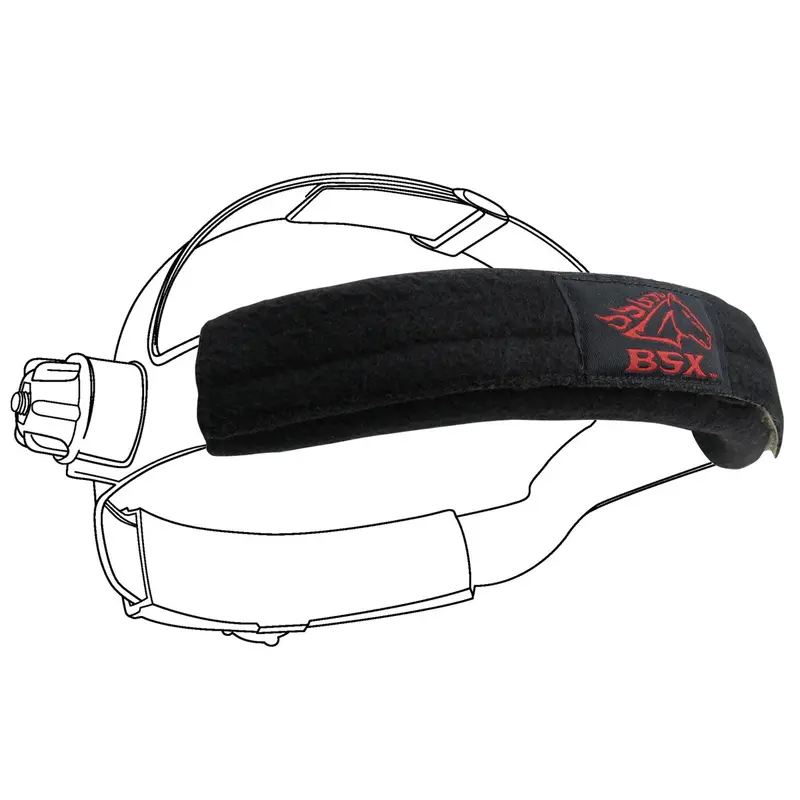Black Stallion Bsx Helmet Sweatband, 2/Pk - Bc5sb-Bk 1