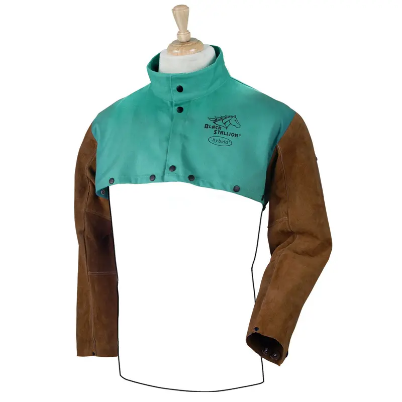 Black Stallion Cowhide & Fr Cotton Cape Sleeves - F9-21Cs/Bs 1