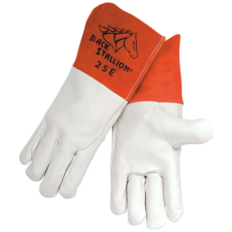 Black Stallion Grain Cowhide Mig Glove - 25E 1