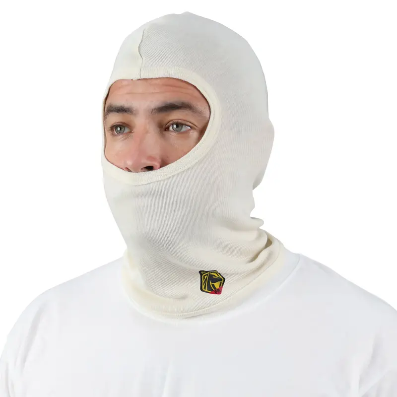 Black Stallion Nomex Knit Single Layer Balaclava, White - Mh100 1