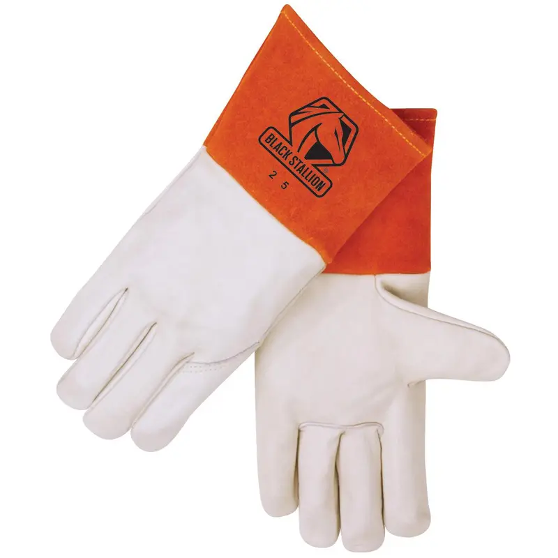 Black Stallion Premium Grain Cowhide Mig Glove - 25 1