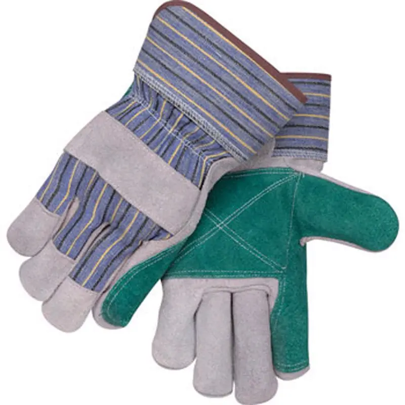 Black Stallion Standard Cowhide Leather Palm Glove - Short Cuff - 6Dp 1