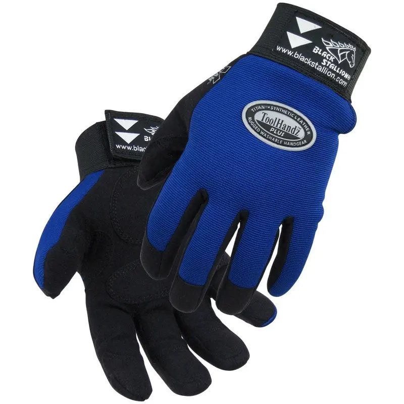 Black Stallion Tool Handz Plus Mechanic Gloves - 99Plus-Blue 1