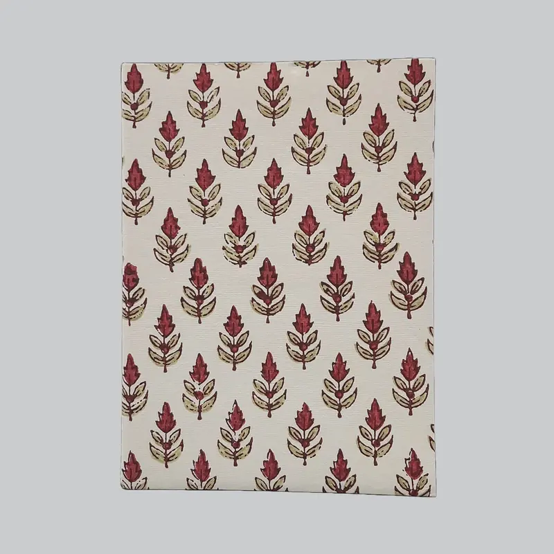 Block Print Diary Notebook 7 X 5 In 1
