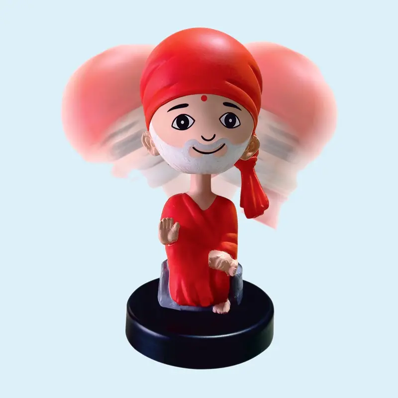 Bobble Head Sai Baba 5 In 1