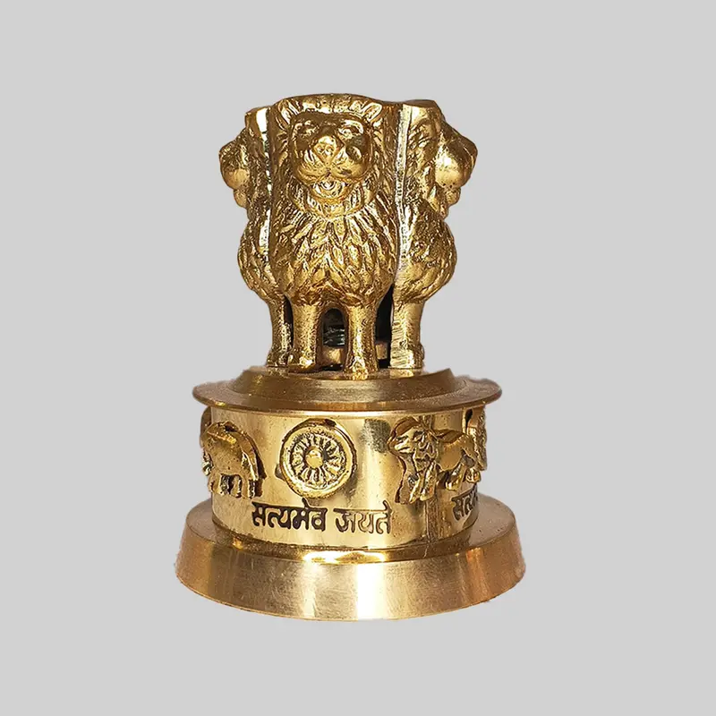 Brass Ashok Stambh 3 In 1