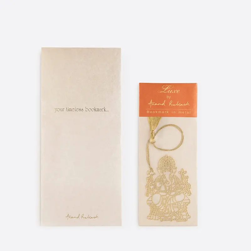 Brass Bookmark Metal Ganesha 1