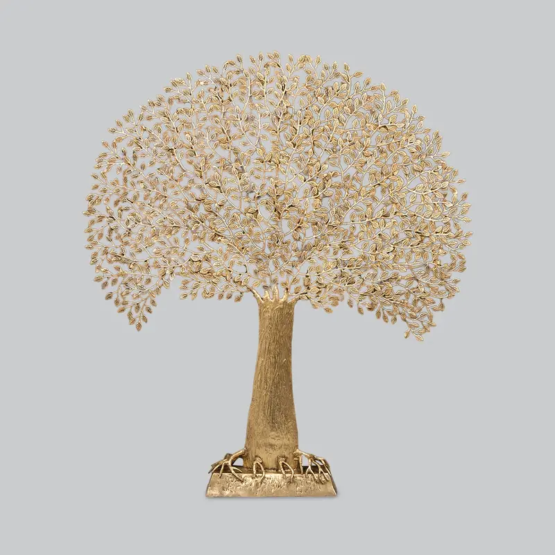 Brass Tree On Base 42 In X 5 In X 47.5 In 1