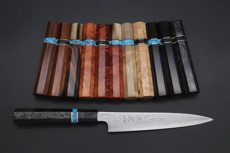“Build Your Dream Knife” Sukenari Hap-40 Nickel Damascus Snbo-1 Wa Petty 165Mm (6.4 Inch) 1