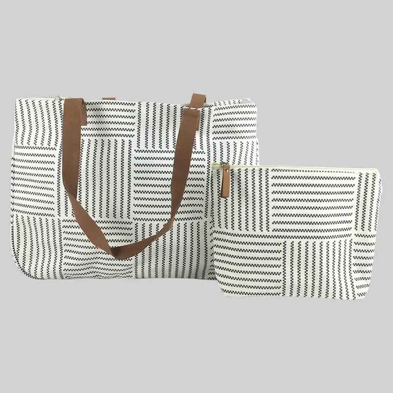 Canvas Bag & Pouch Combo 40 Cm X 32 Cm 1