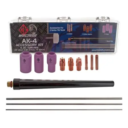 Ck Worldwide 2 Series Tig Torch Accessory Kit, Large - Ak-4 1