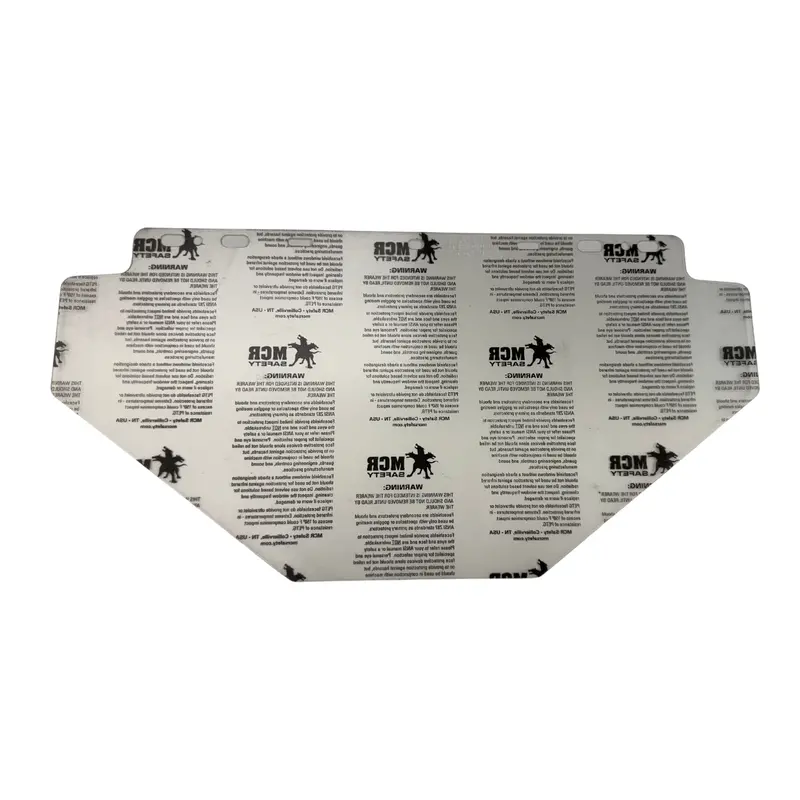 Crew Universal Faceshield, Uncoated, Clear, Petg, 20 In L X 10 In H 1