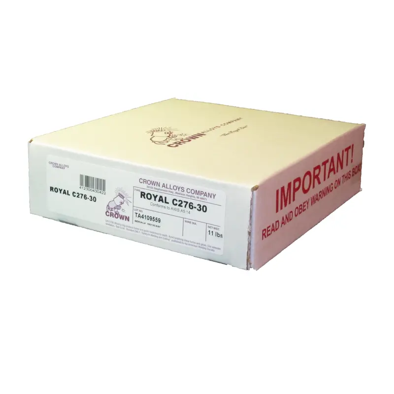 Crown Alloys Royal C276-30 1/16X8" Mig Wire 11Lb Spool - Rsc276/2L 1