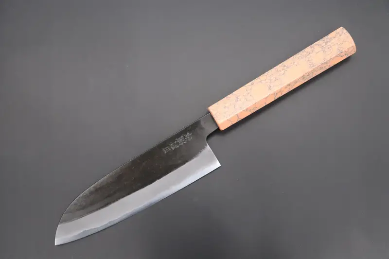 Custom Limited Edition, Hinoura White Steel No.1 Kurouchi Series Hs1-4Sp15 Wa Santoku 165Mm (6.4 Inch) 1