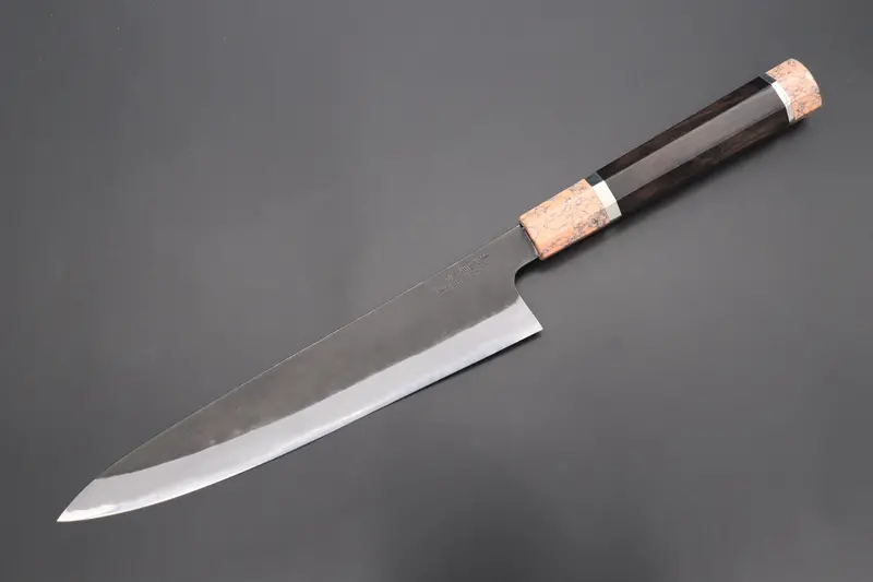 Custom Limited Edition, Hinoura White Steel No.1 Kurouchi Series Hs1-7Sp1 Wa Gyuto 240Mm (9.4 Inch) 1