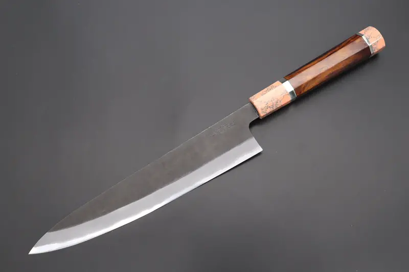 Custom Limited Edition, Hinoura White Steel No.1 Kurouchi Series Hs1-7Sp5 Wa Gyuto 240Mm (9.4 Inch) 1