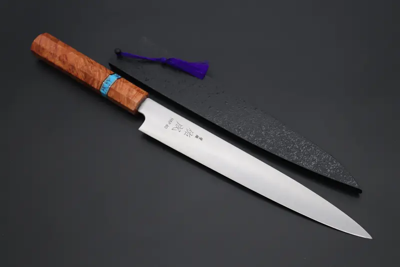 Custom Limited Edition, Sukenari Hap-40 Clad Wa Sujihiki 240Mm (9.4 Inch, Scl-496) 1