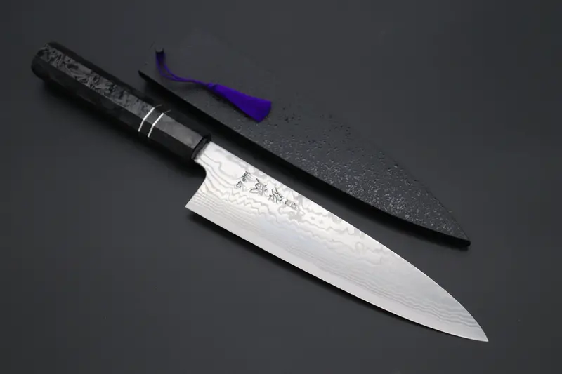 Custom Limited Edition, Sukenari Hap-40 Nickel Damascus Wa Gyuto 210Mm (8.2 Inch, Scl-581) 1