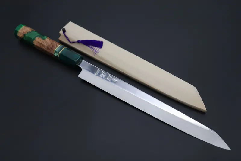 Custom Limited Edition, Sukenari Honyaki Xeos Series Hx-2 Kiritsuke Yanagiba 270Mm (10.6 Inch, Single Bevel Edge) 1