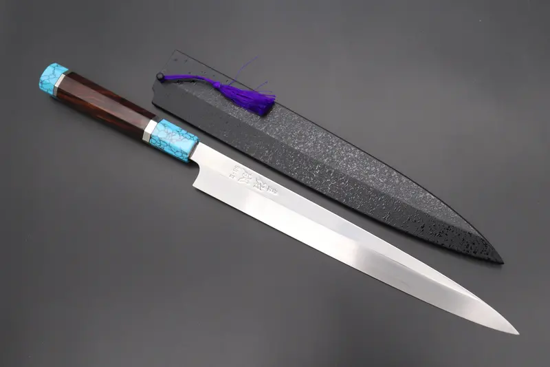 Custom Limited Edition, Sukenari Special Steel Series Sg-Ii Hon Kasumi Yanagiba 270Mm (10.6 Inch, Single Bevel Edge, Scl-443) 1