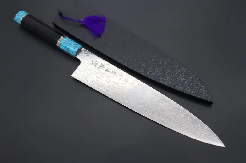 Custom Limited Edition, Sukenari Zdp-189 Nickel Damascus Wa Gyuto 270Mm (10.6 Inch, Scl-360) 1