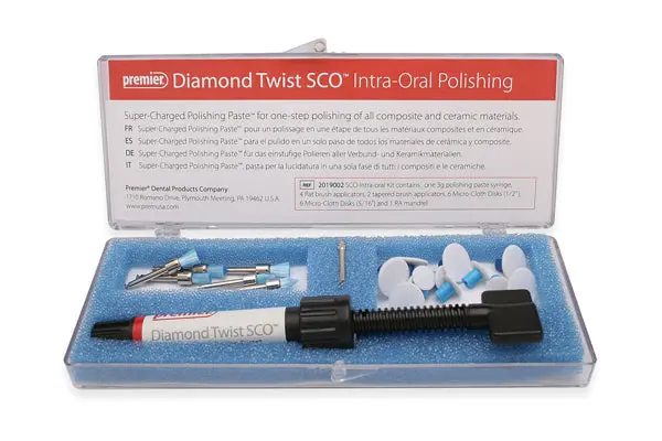 Diamond Twist Sco Polishing Brushes, Flat Ra, 25/Pack. Use The Flat Or Taper 1