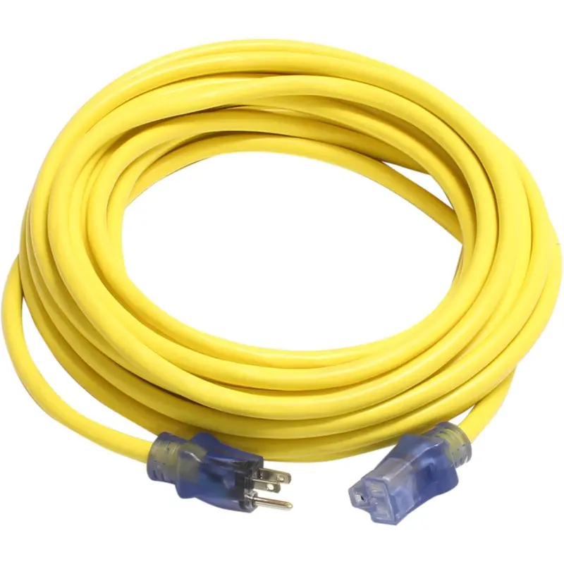 Direct Wire - 12/3 Extension Cord, 120V - Yellow - 50 Ft. - 123Xcylw50 1