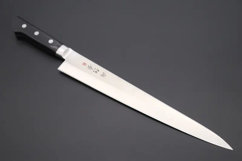 想磨 Souma (Fujiwara Kanefusa) Fkm Series Danbiki (Sujihiki)  (240Mm And 270Mm, 2 Sizes, Black Pakka Wood Handle) 1