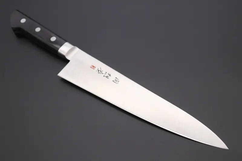 想磨 Souma (Fujiwara Kanefusa) Fkm Series Gyuto (150Mm To 300Mm, 6 Sizes, Black Pakka Wood Handle) 1