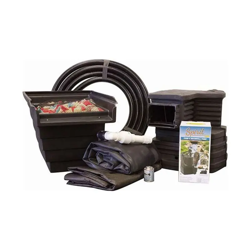 Eco-Series Pond Kit-Complete For A 6' X 6' Pond 1