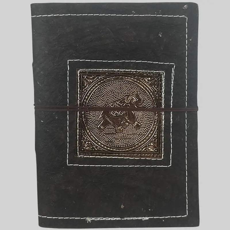 Elephant Motif Diary In Copper Colour 6 In X 8 In 1