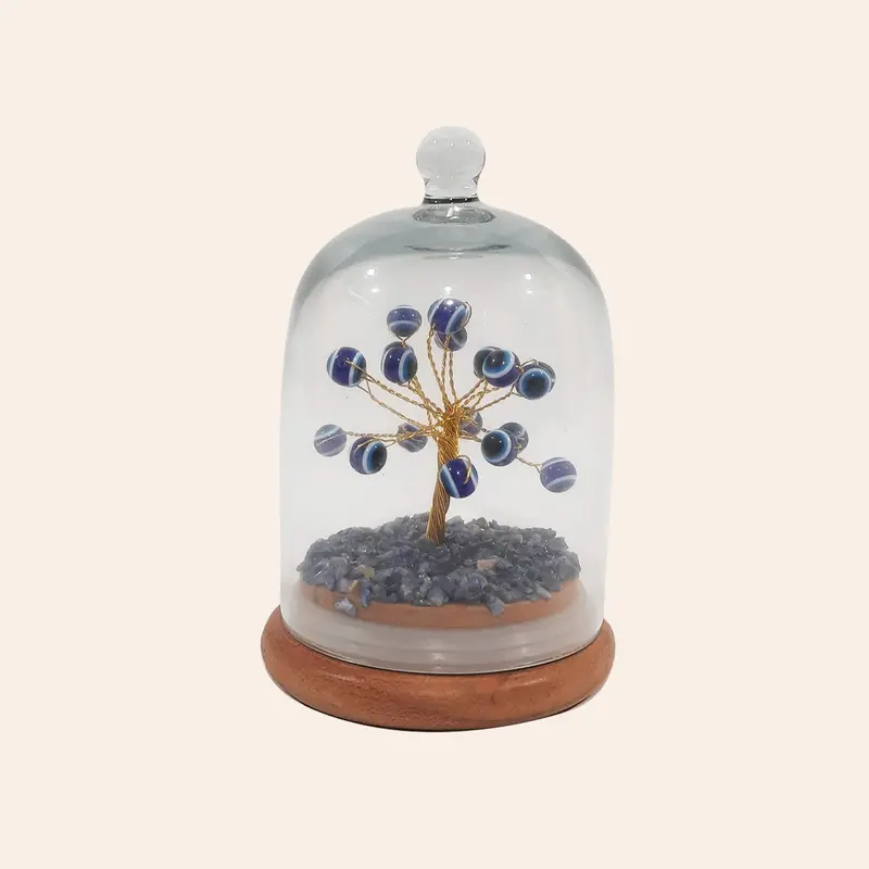 Evil Eye Stone Tree With Dome 12 Cm 1